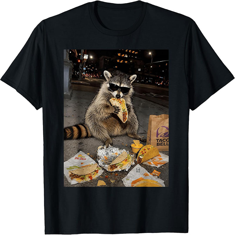 Fashion Street Night - T-shirt à manches courtes avec motif