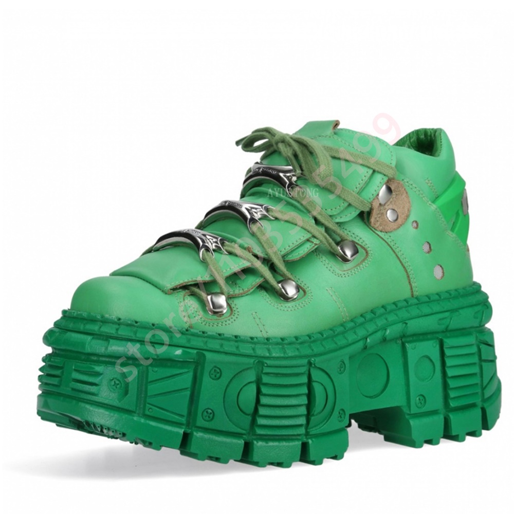 Bottines courtes à semelles ép - Street Fashion Y2K avis et prix
